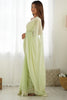 Breathtaking Light Green Stone Work Georgette Party Wear Saree