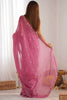 Captivating Pink Embroidered Silk Event Wear Saree With Blouse