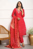 Precious Pink Embroidered Chanderi Silk Festival Wear Pant Suit