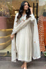 Majestic Cream Embroidery Work Viscose Function Wear Pant Suit