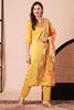 Fantastic Yellow Embroidery Work Chanderi Silk Function Wear Pant Suit