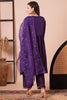 Fabulous Purple Embroidery Work Vichitra Silk Festival Wear Pant Suit