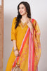 Alluring Mustard Embroidered Viscose Haldi Wear Pant Suit