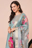 Enjoyable Sea Green Embroidered Viscose Event Wear Pant Suit