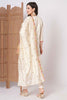 Amazing Cream Embroidered Viscose Function Wear Pant Suit