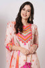 Appealing Peach Digital Print Crepe Event Wear Pant Suit