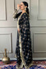 Lovely Black Embroidered Georgette Event Wear Pant Suit With Dupatta