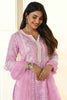 Gorgeous Pink Color Printed Cotton Event Wear Pant Suit