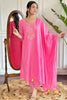 Amazing Pink Embroidered Viscose Traditional Pant Suit With Dupatta