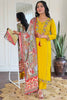 Bewitching Mustard Color Embroidered Viscose Haldi Wear Pant Suit