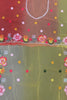 Surprising Yellow Floral Embroidery Georgette Haldi Wear Saree