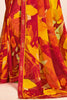 Impressive Multi-Color Digital Printed Georgette Event Wear Saree