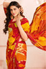 Impressive Multi-Color Digital Printed Georgette Event Wear Saree