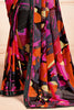 Unique Multi-Color Digital Printed Georgette Casual Wear Saree