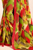 Memorable Green Digital Printed Georgette Festival Wear Saree