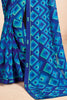 Ravishing Blue Color Digital Printed Georgette Office Wear Saree