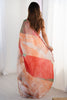 Enjoyable Multi-Color Digital Printed Chinon Cocktail Party Wear Saree