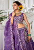 Ravishing Lavender Sequins Tissue Silk Wedding Wear Lehenga Choli