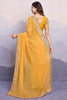 Captivating Yellow Bandhani Printed Georgette Saree With Blouse