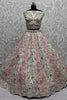 Alluring Off-White Dori Work Silk Bridesmaid Lehenga Choli