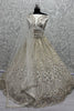 Attractive Off-White Dori Work Net Wedding Lehenga Choli With Dupatta