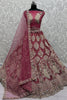 Amazing Pink Sequins Net Engagement Wear Lehenga Choli With Dupatta