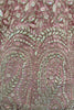 Cute Pink Thread Work Net Bridesmaid Lehenga Choli With Dupatta