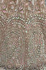 Gorgeous Peach Zircon Work Net Engagement Wear Lehenga Choli