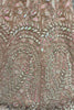 Gorgeous Peach Zircon Work Net Engagement Wear Lehenga Choli