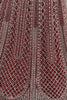 Alluring Red Dori Work Net Bridal Lehenga Choli With Dupatta