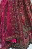 Pretty Pink Dori Work Velvet Bridal Lehenga Choli With Double Dupatta