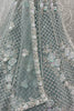 Lavish Sea Green Dori Embroidered Net Lehenga Choli With Dupatta