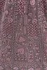 Alluring Pink Dori Embroidered Net Bridesmaid Lehenga Choli