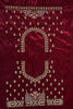 Amazing Maroon Thread Work Velvet Bridal Lehenga Choli With Double Dupatta