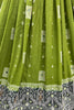 Excellent Green Zari Weaving Work Georgette Traditional Lehenga Choli With Dupatta