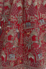 Lovely Red Dori Embroidered Silk Bridal Lehenga Choli With Double Dupatta
