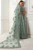 Precious Sage Green Thread Work Net Engagement Wear Lehenga Choli