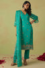 Glamorous Teal Green Sequins Organza Festival Wear Pant Suit