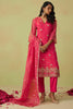 Ravishing Pink Sequins Organza Traditional Pant Suit With Dupatta