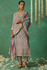 Precious Grey Thread Embroidered Organza Salwar Kameez With Dupatta