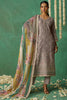 Attractive Grey Thread Work Organza Event Wear Salwar Kameez With Dupatta