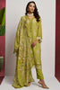 Beautiful Green Embroidered Organza Eid Special Pant Suit With Dupatta