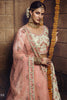 Magnetic Off-White Thread Work Georgette Wedding Wear Lehenga Choli