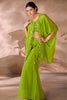 Surprising Green Hand Work Organza Designer Co-Ord Set
