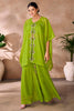 Surprising Green Hand Work Organza Designer Co-Ord Set