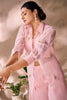 Fantastic Peach Hand Work Organza Western Wear Co-Ord Set