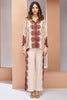Lovable Cream Digital Printed Muslin Silk Casual Wear Co-Ord Set