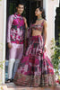 Precious Pink Floral Printed Organza Sangeet Wear Lehenga Choli With Dupatta