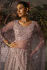 Astonishing Mauve Thread Work Net Bridesmaid Lehenga Choli With Dupatta