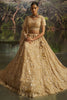 Fabulous Cream Sequins Net Wedding Lehenga Choli With Dupatta